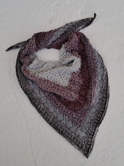 Häkelanleitung Dreieckstuch "Aiolos"