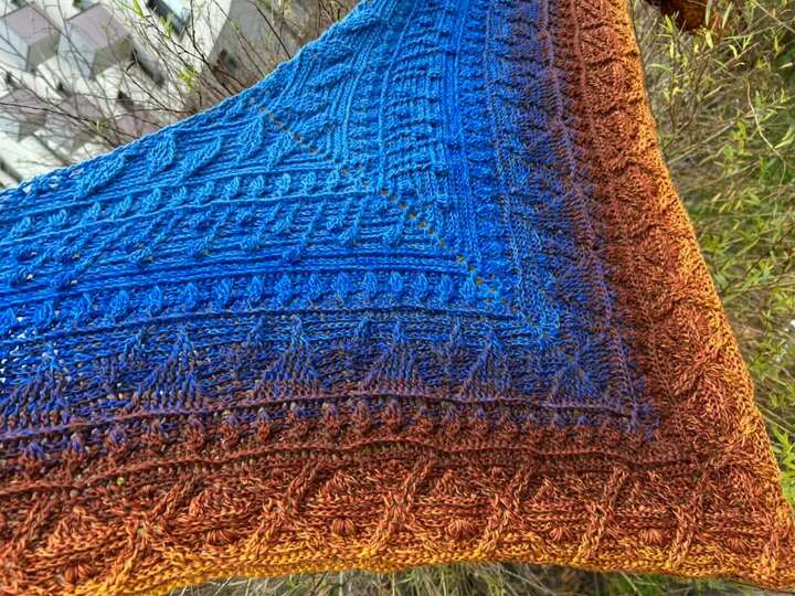 Häkelanleitung Dreieckstuch "Aiolos"