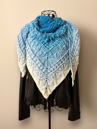 Häkelanleitung Dreieckstuch "Aiolos"