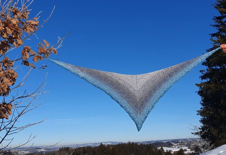 Häkelanleitung Dreieckstuch "Aiolos"