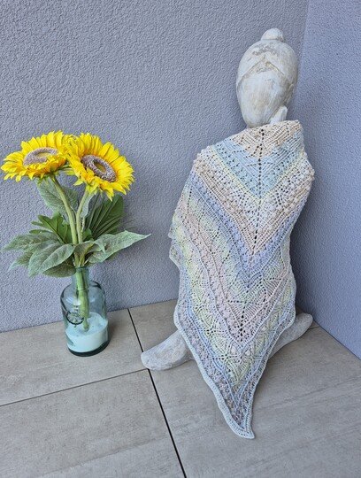 Häkelanleitung Dreieckstuch "Aiolos"