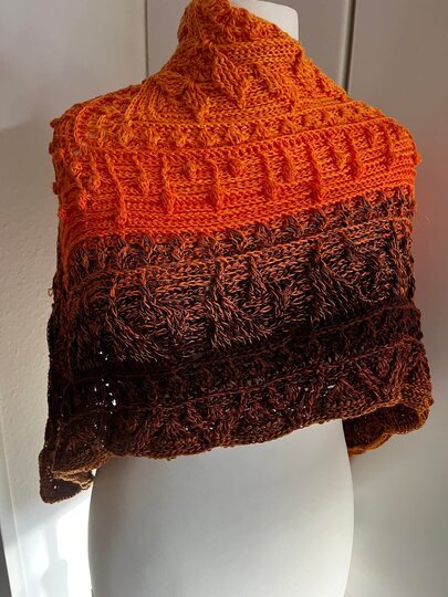 Häkelanleitung Dreieckstuch "Aiolos"