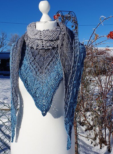 Häkelanleitung Dreieckstuch "Aiolos"