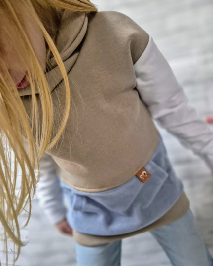 HOODIE "ALMA" | Nähanleitung und Schnittmuster | Gr. 86-164 | 2 WEITEN