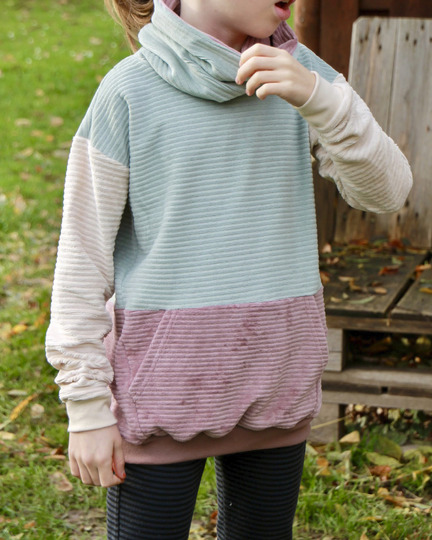 HOODIE "ALMA" | Nähanleitung und Schnittmuster | Gr. 86-164 | 2 WEITEN