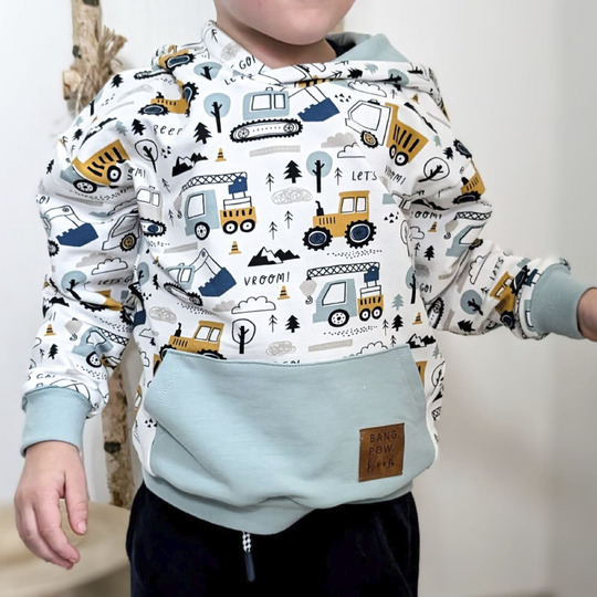 HOODIE "ALMA" | Nähanleitung und Schnittmuster | Gr. 86-164 | 2 WEITEN