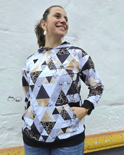 HOODIE "FRU ALMA" | Nähanleitung und Schnittmuster | Gr. 32-58