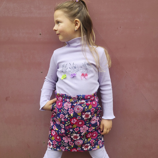 ROCK "TILDA" | Schnittmuster und Anleitung | Gr. 86-164 | 3 WEITEN