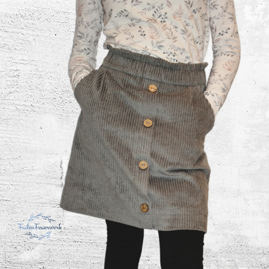 ROCK "TILDA" | Schnittmuster und Anleitung | Gr. 86-164 | 3 WEITEN