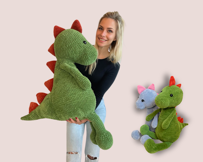 Häkelanleitung Dinosaurier XXL