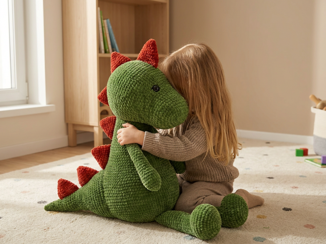 Crochet Pattern Dinosaur giant plushie - Image 4