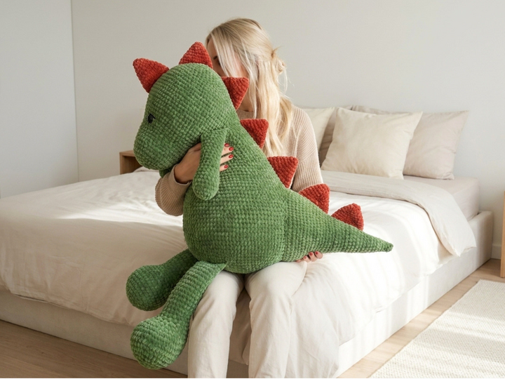 Häkelanleitung Dinosaurier XXL