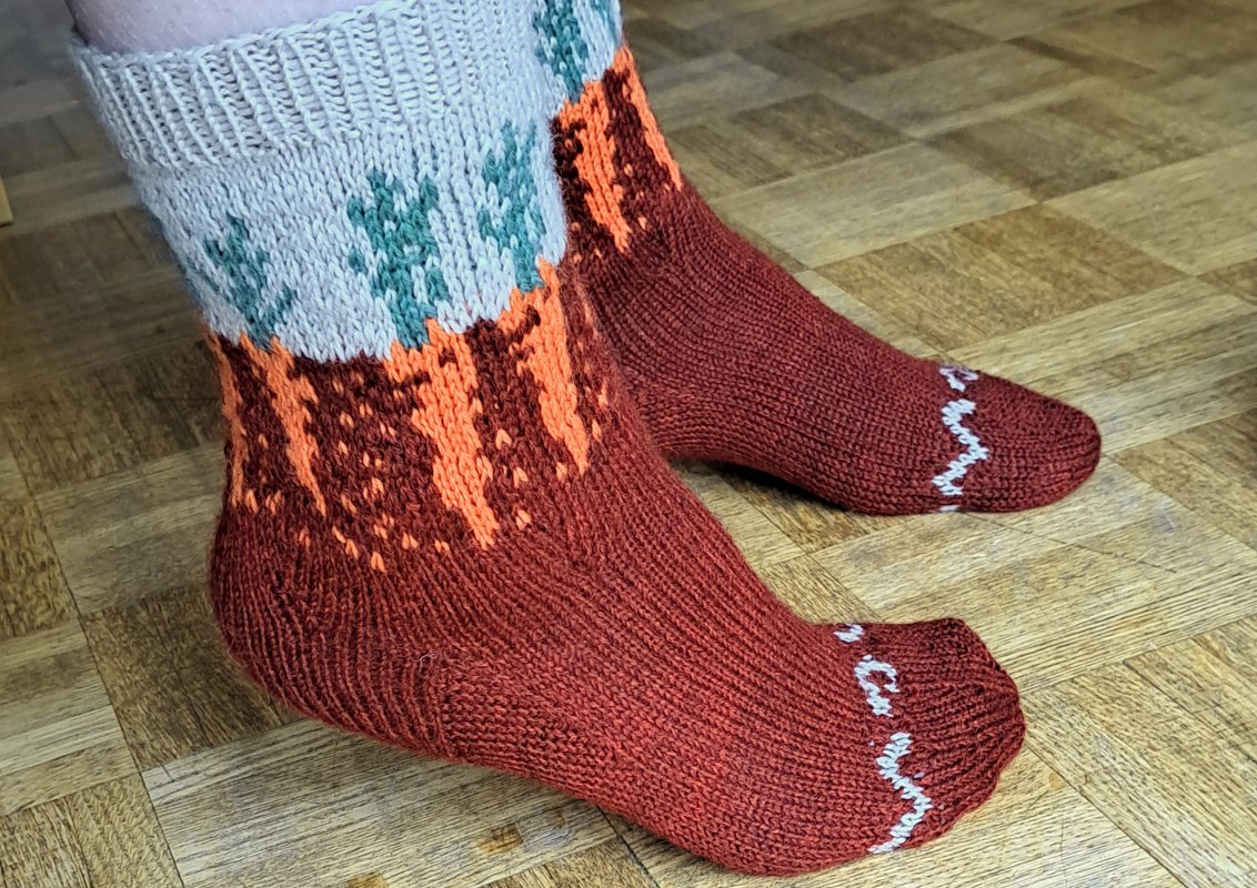 "Joy of Gardening" Socks PDF Pattern Gardening