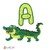 Crochet Animal Alphabet A Alligator