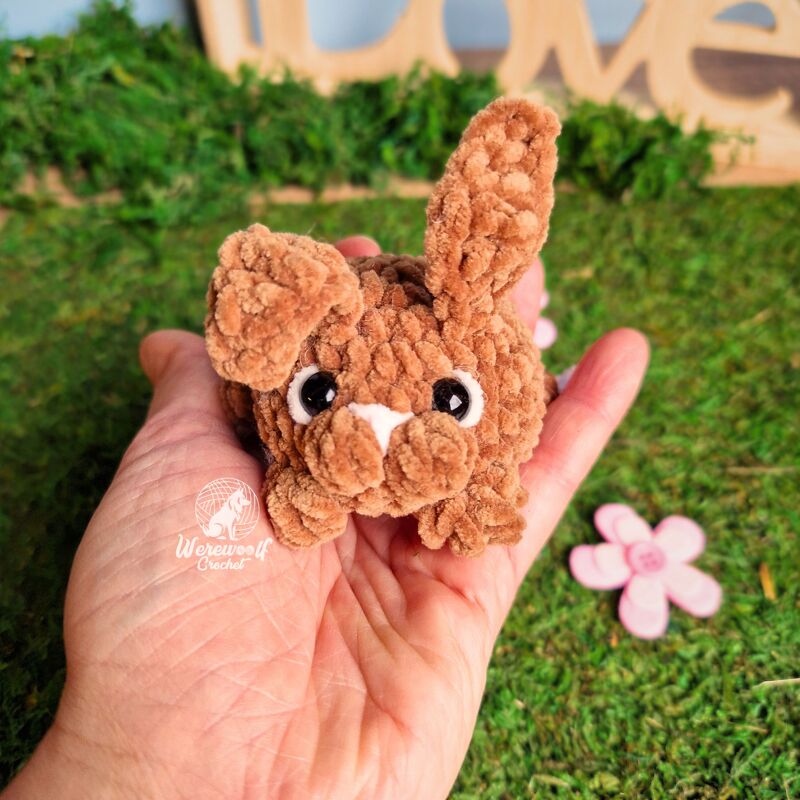 Chubby bunny no sew crochet pattern - Image 3