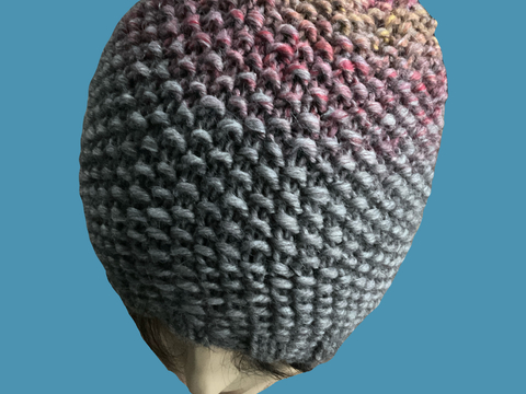 Strickanleitung Herrenmütze Jazz klassisch und individuell - mit Perlmuster