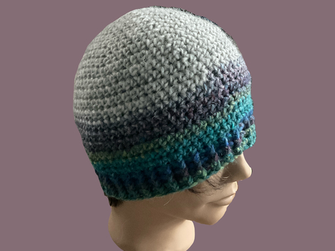 Häkelanleitung Herrenmütze - einfach und schnell gehäkelt