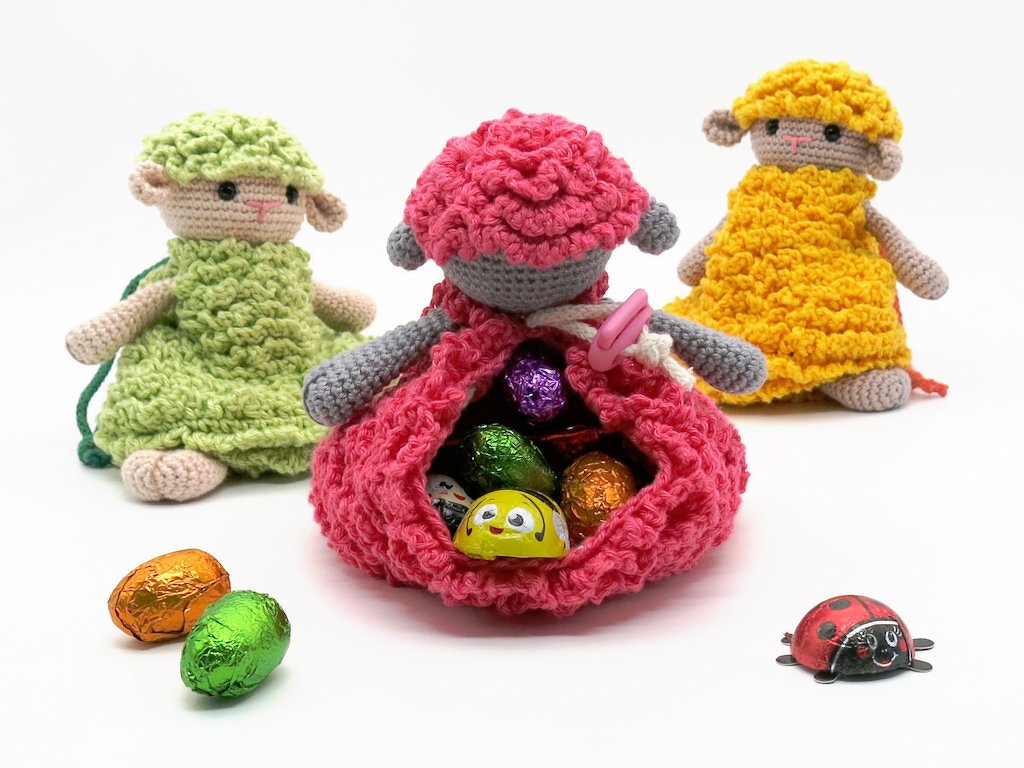 Drawstring Bag - Sheep - Crochet Pattern - Image 4