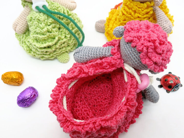 Zugbeutel - Schaf - Häkelanleitung