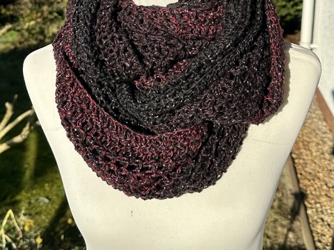 Häkelanleitung Loopschal „Zäunchen“