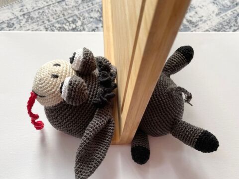 Häkelanleitung Esel-Türstopper