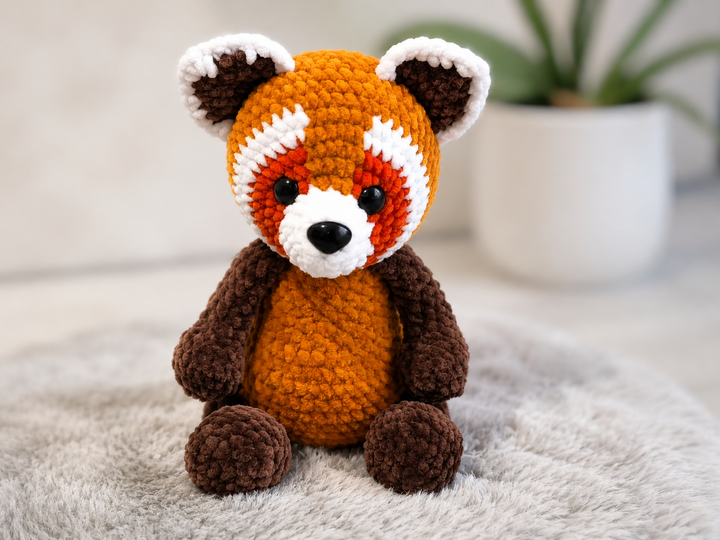 Häkelanleitung roter Panda