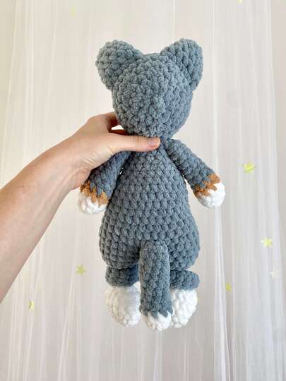 Wolf "Rudi" Lovey Crochet Pattern, Snuggler for Toddler and Children