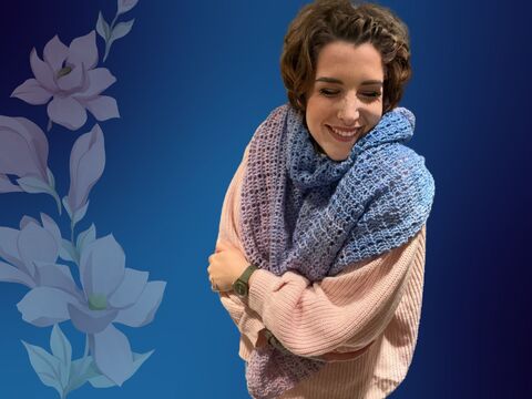 Häkelanleitung Tuch "HOOLAHOOP"