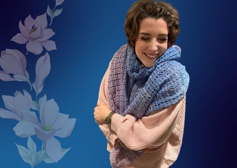 Häkelanleitung Tuch "HOOLAHOOP"