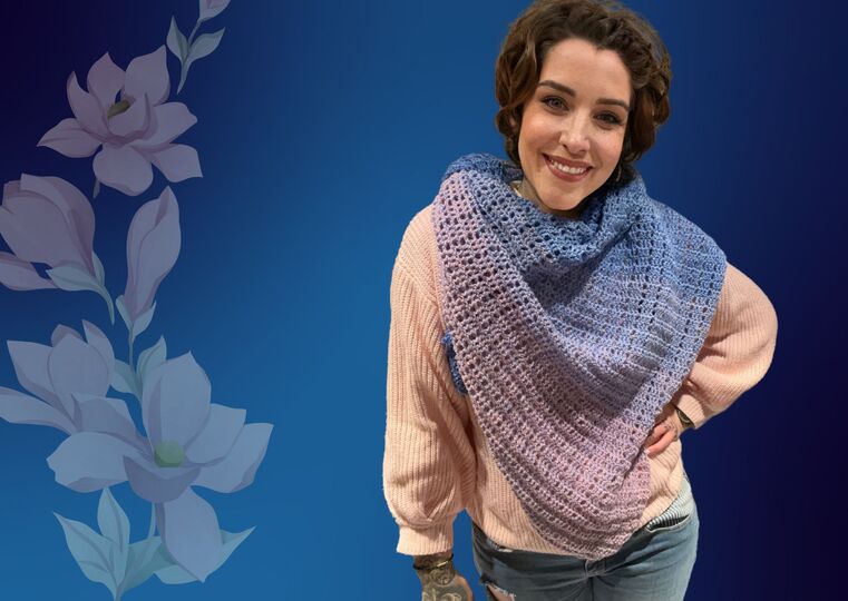 Häkelanleitung Tuch "HOOLAHOOP"