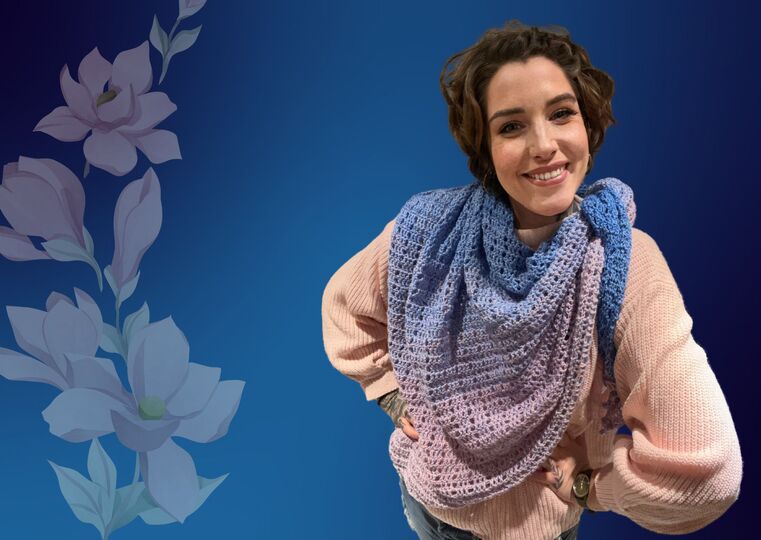 Häkelanleitung Tuch "HOOLAHOOP"