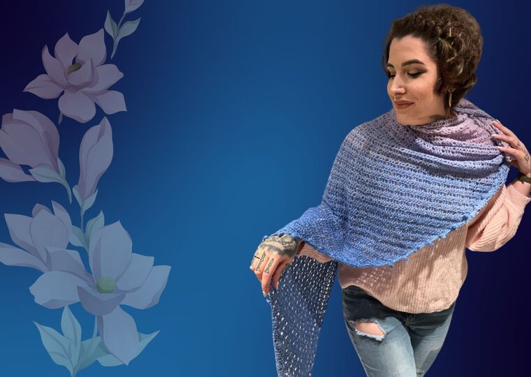 Häkelanleitung Tuch "HOOLAHOOP"