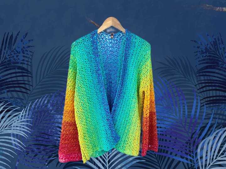 Häkeljacke BUNTSPECHT  |  jede Größe  |  jedes Garn  |  ohne Maschenprobe