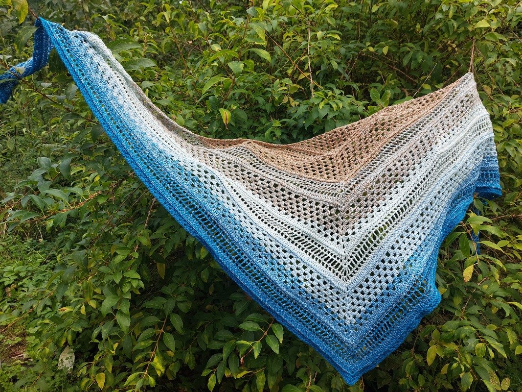 Häkelanleitung Dreieckstuch Aaina