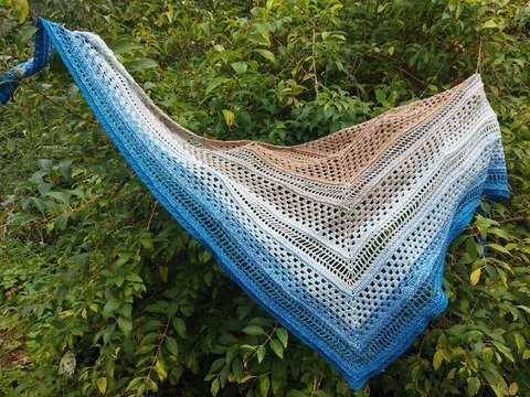 Häkelanleitung Dreieckstuch Aaina