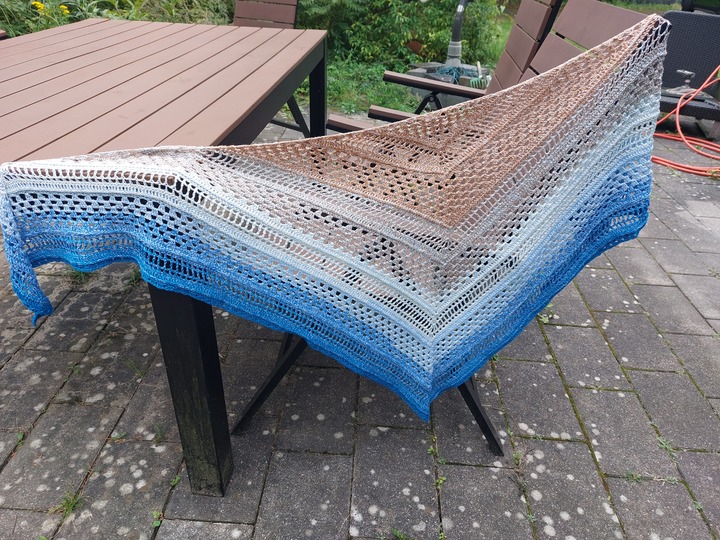 Häkelanleitung Dreieckstuch Aaina