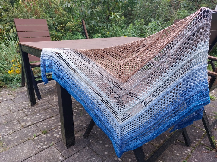 Häkelanleitung Dreieckstuch Aaina