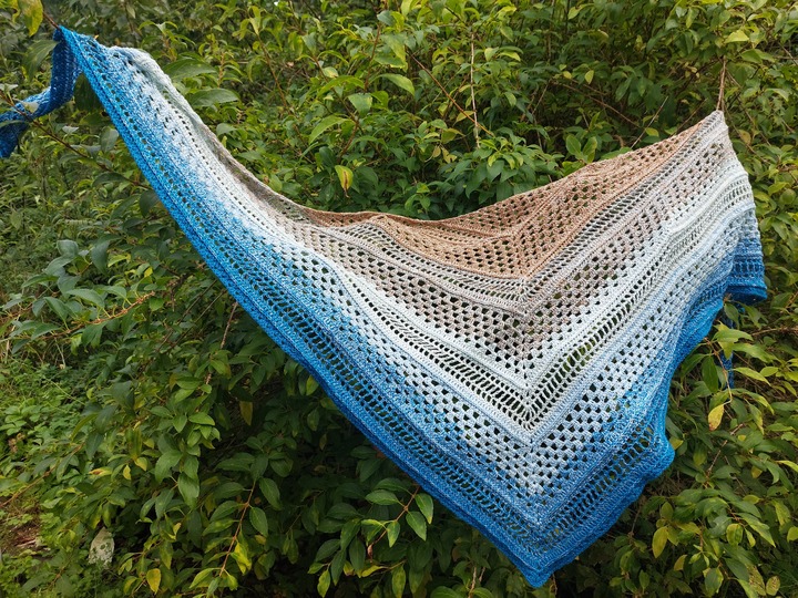 Häkelanleitung Dreieckstuch Aaina