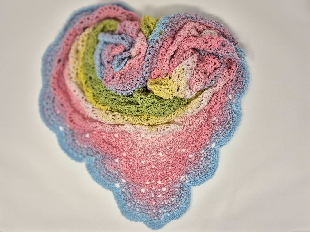 Häkelanleitung Dreieckstuch Hiva