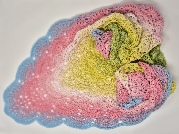 Häkelanleitung Dreieckstuch Hiva