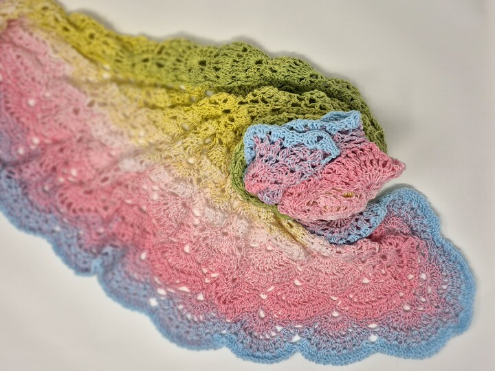 Häkelanleitung Dreieckstuch Hiva