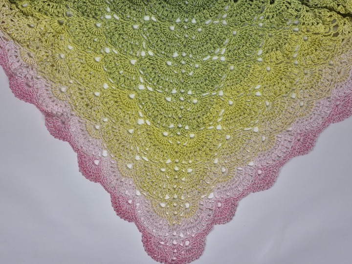 Häkelanleitung Dreieckstuch Hiva