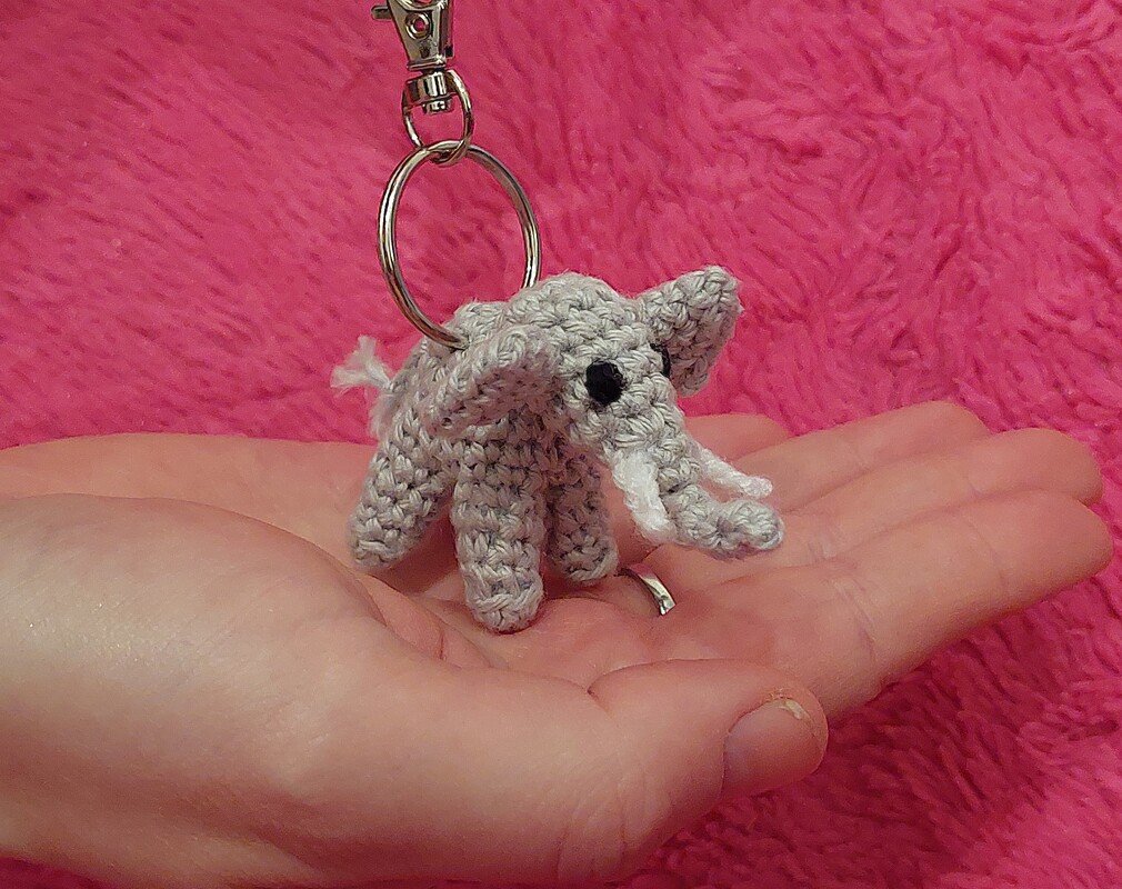 Häkelanleitung Minielefant Elmar - Bild 5