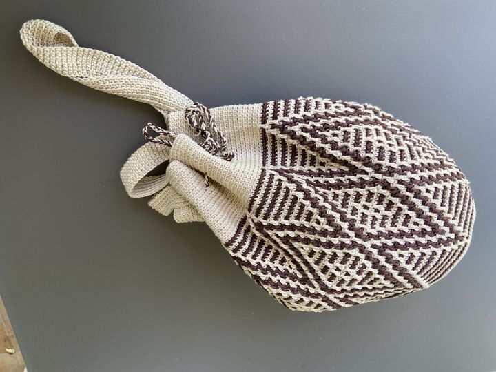 Häkelanleitung - Tasche "Timantti"