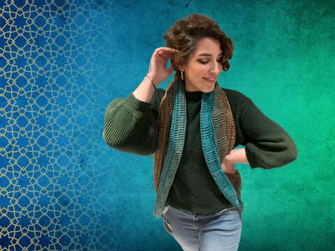 Häkelanleitung Seelenwärmer "WALD UND MEER"