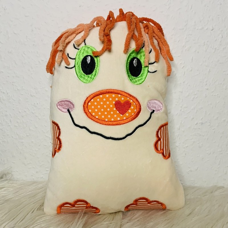 Stickdatei Schnobbel Monster Happy  In the Hoop Maschinenstickerei  2502 - Bild 3