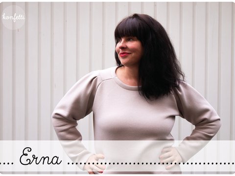 Erna - Faltenpulli Gr. 34-50