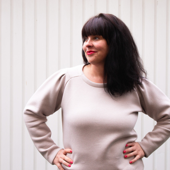 Erna - Faltenpulli Gr. 34-50