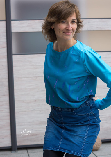 Erna - Faltenpulli Gr. 34-50