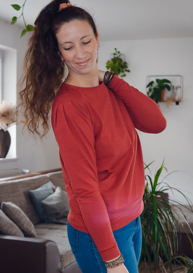 Erna - Faltenpulli Gr. 34-50